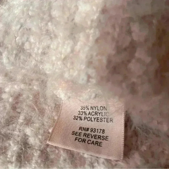 PHILOSOPHY pink fuzzy pullover sweater women size small - Picture 14 of 14
